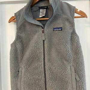 Patagonia Women's Light Gray Fleece Vest